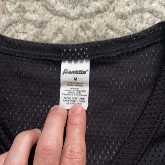 Raiders youth size M fishnet Jersey in black. Excellent used condition. *2 - Picture 2 of 5